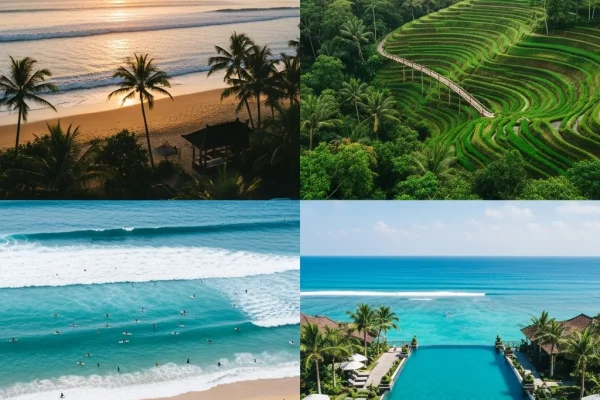 Bali destinations served by private airport transfer