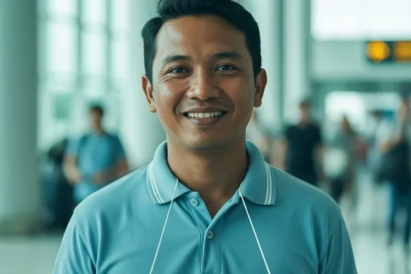 Professional English-speaking Bali airport transfer driver