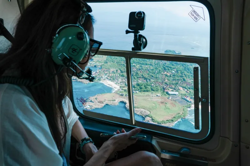 Bali helicopter transfer departing from DPS airport