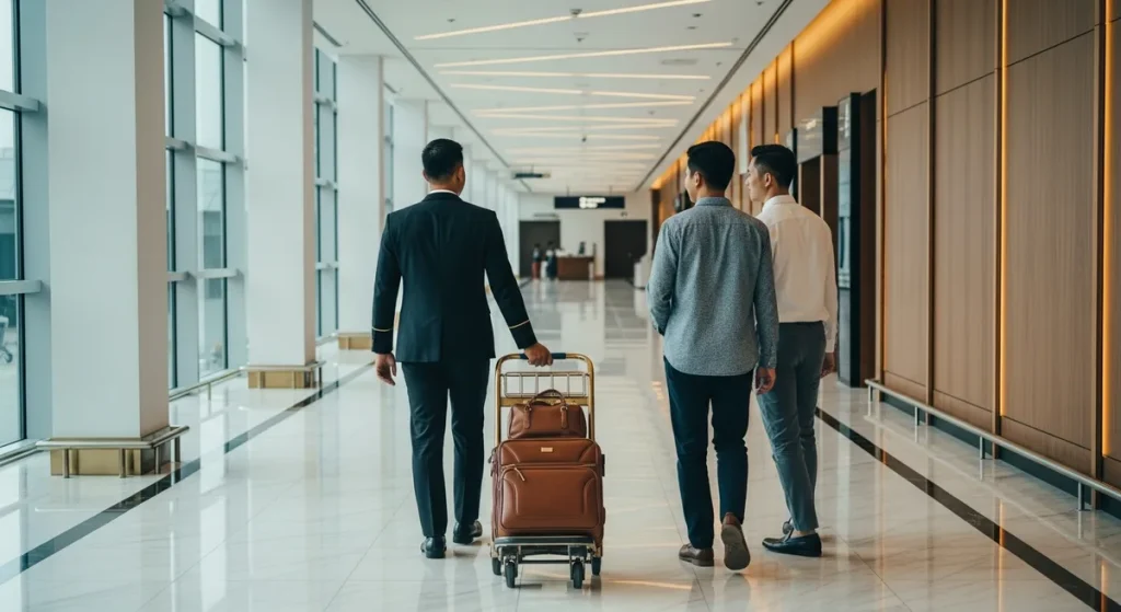 VIP fast-track immigration lane at Bali airport